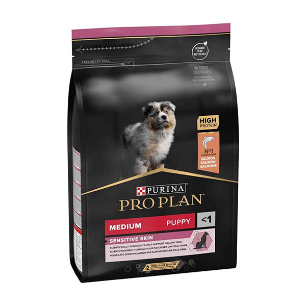 Pro Plan Medium Puppy Sensitive Somonlu 3 kg