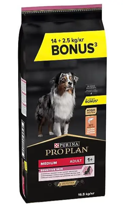 Pro Plan Medium Somonlu 14 kg + 2.5 kg Orta Irk Yetişkin Köpek Maması