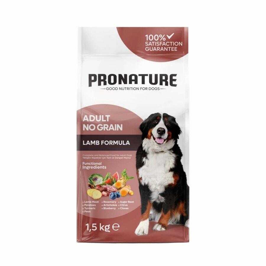 Pronature Hypo-allergenic Küçük Irk Kuzulu Ve Enginarlı Tahılsız Yetişkin Köpek Maması 1,5 kg