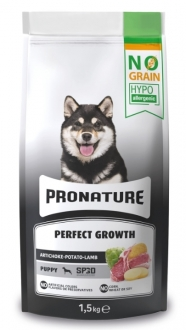 Pronature Kuzu Etli Enginarlı ve Patatesli Tahılsız Yavru 1.5 kg