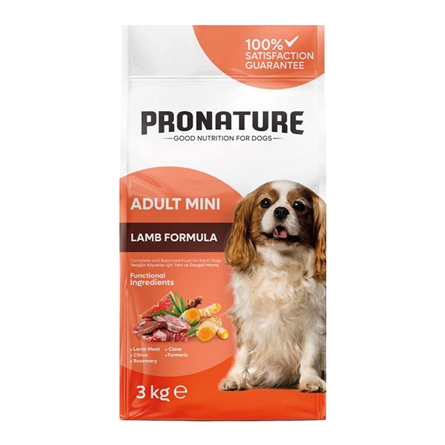 Pronature Kuzu Etli ve Pirinçli Küçük Irk Yetişkin 3 kg