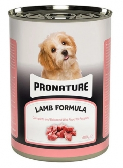 Pronature Kuzu Etli Ve Pirinçli Parça Etli Yavru 400 gr