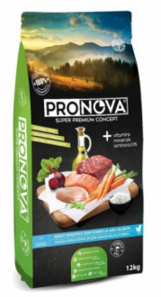 Pronova Düşük Tahıllı Somon Balıklı Hassas Derili Yetişkin 12 kg