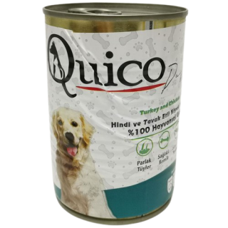 Quico Hindi ve Tavuk Etli Yetişkin 415 gr