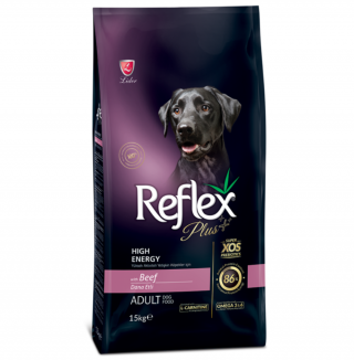 Reflex Plus Adult High Energy Dana Etli 15 kg