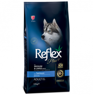 Reflex Plus Adult Medium & Large Somonlu 15 kg