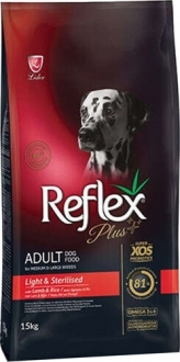 Reflex Plus Light Sterilised Kuzulu 15 kg