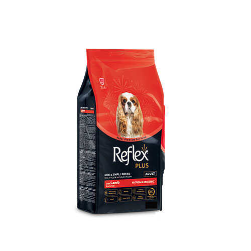 Reflex Plus Mini Small Kuzulu ve Pirinçli Küçük Irk Yetişkin Köpek Maması 3 Kg