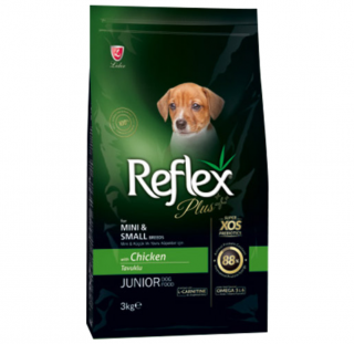 Reflex Plus Puppy Mini & Small Tavuklu 3 kg