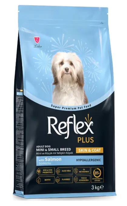 Reflex Plus Skin Coat Somonlu 3 kg Mini ve Küçük Irk Yetişkin Köpek Maması