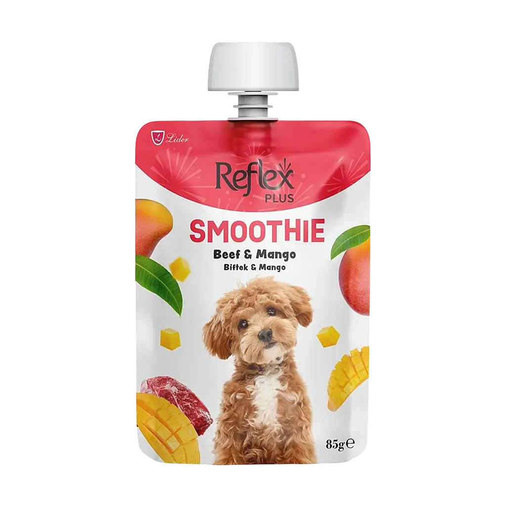 Reflex Plus Smoothie Biftek ve Mangolu Köpek Ödül Maması 85 gr