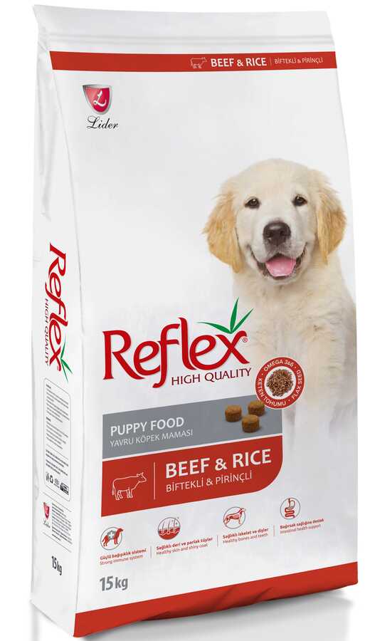 Reflex Puppy Biftekli 15 kg