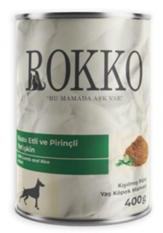 Rokko Kıyılmış Kuzu Etli Yetişkin 400 gr