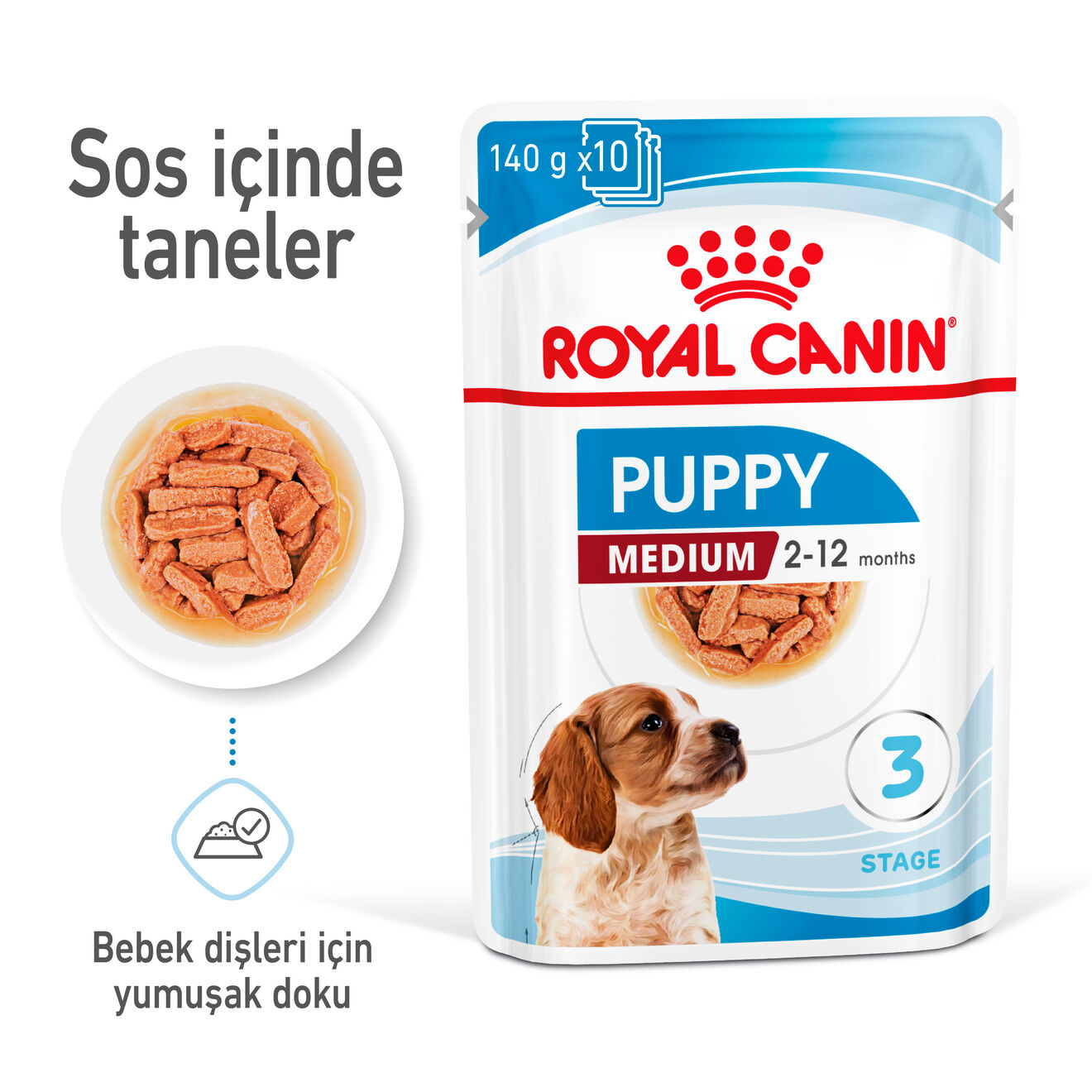 Royal Canin Medium Puppy Gravy Yavru Köpek Yaş Maması