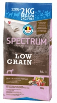 Spectrum Low Grain Kuzu ve Yaban Mersini 14 kg