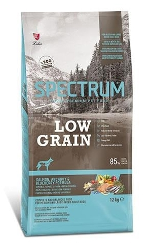 Spectrum Low Grain Somonlu Hamsili Yaban Mersinli Orta ve Büyük Irk Yetişkin 12 kg