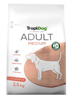 Tropidog Probiotic Line Somonlu Orta Irk Yetişkin 2.5 kg