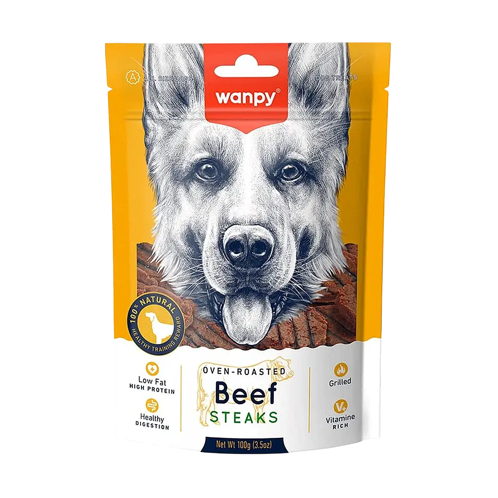 Wanpy Izgara Dana Biftek Köpek Ödülü 100 gr