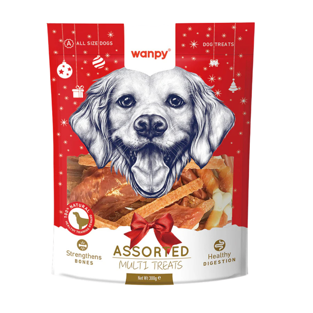 Wanpy Karışık Yılbaşı Köpek Ödülü 300 gr