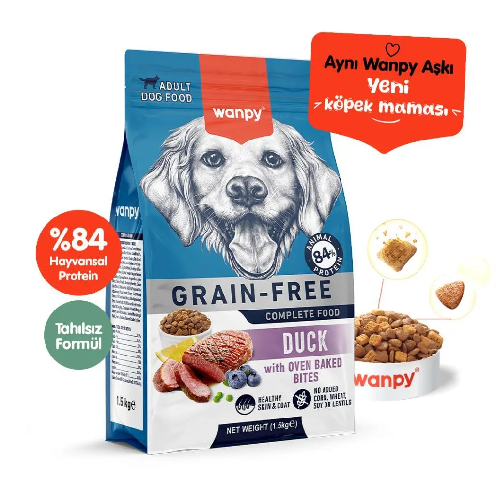 Wanpy Tahılsız Ördekli Yetişkin 1.5 kg