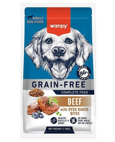 Wanpy Tahılsız Sığır Etli Yetişkin 1.5 kg