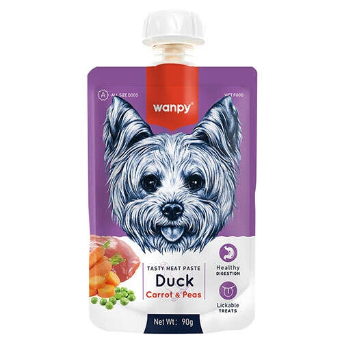 Wanpy Taze Ördekli Etli ve Havuçlu 90 gr