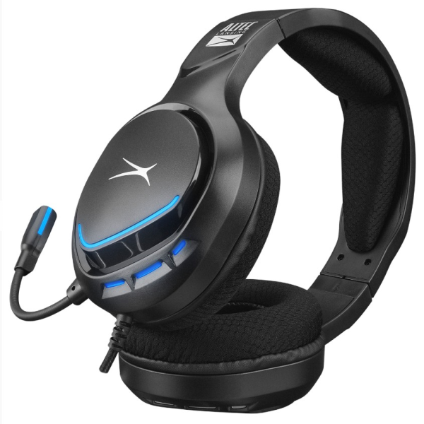 Altec Lansing ALGH9603 SİYAH PS4/XBOX/MOBIL UYUMLU USB+3.5MM MAVİ LEDLI GAMING MİKROFONLU KULAKLIK görsel 3