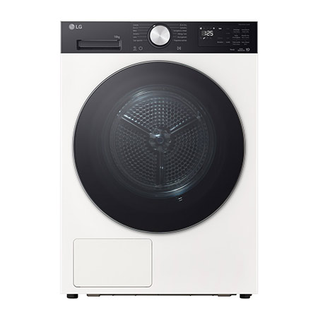 LG 10 Kg Kurutma Makinesi | DUAL Inverter Isı Pompalı Kurutucu | AI Dry™ | ThinQ (Wi-Fi) özellikli | Beyaz (İki Tonlu) RH10X58V2NP