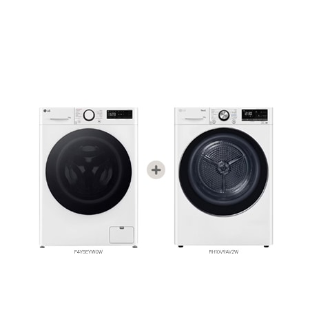 LG 11 KG Çamaşır Makinesi ve 10 KG Dual Iverter Isı Pompalı Kurutma Makinesi Birlikte Alımlarında İndirim - RH10A.F4Y5