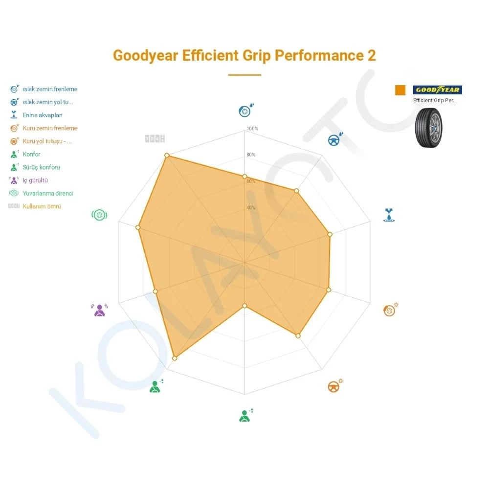 GoodYear Efficientgrip Performance 2 225/50 R17 98W XL görsel 4