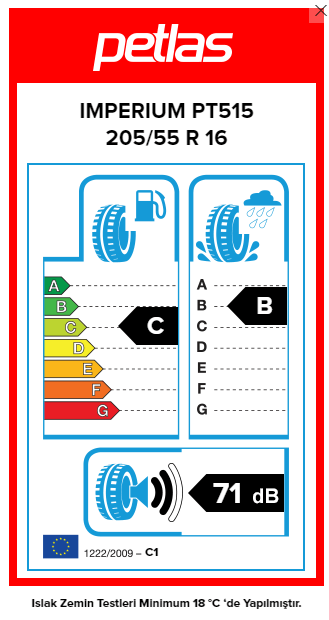 Petlas Imperium PT515 205/55 R16 91H görsel 2