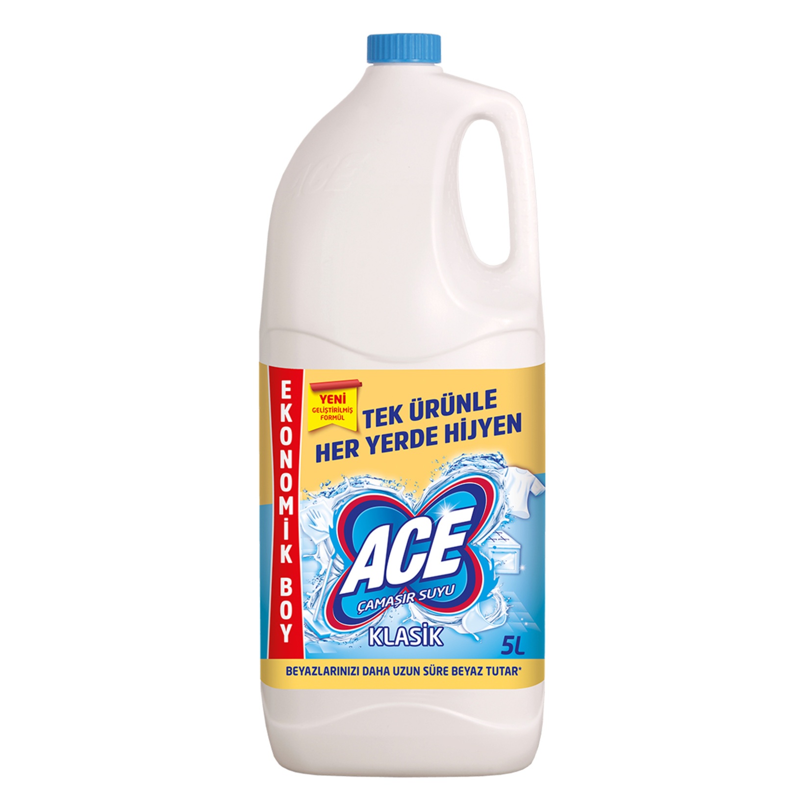 Ace Klasik Çamaşır Suyu 5 Lt