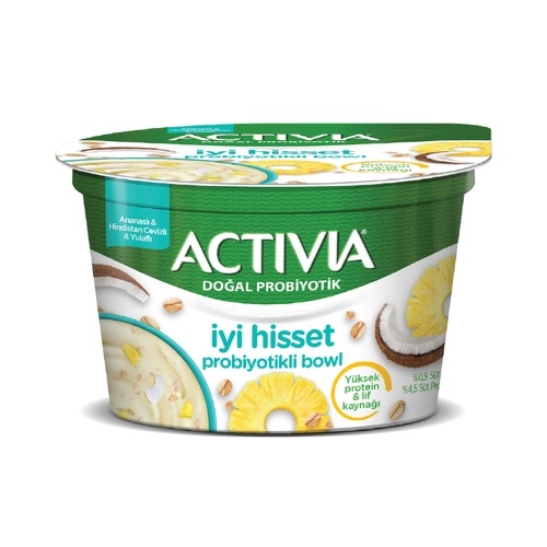 Activia Probiyotik Bowl Hindistan Cevizi & Ananas Yoğurt 150 Gr