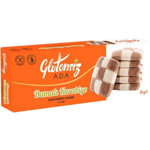 Ada Glutensiz Damalı Kurabiye 81 Gr