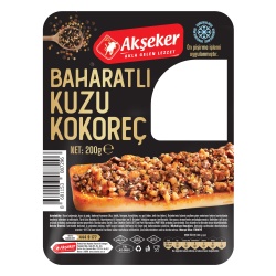 Akşeker Baharatlı Kuzu Kokoreç 200 Gr