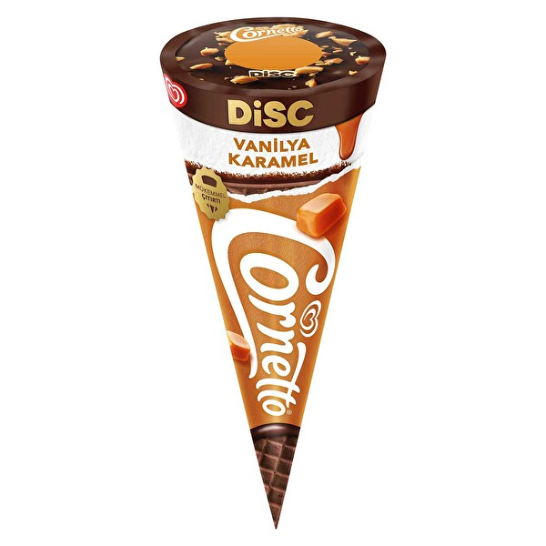 Algida Cornetto Disc Vanilya Karamel 130 Ml