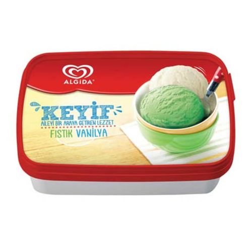 Algida Dondurulmuş Keyif Fıstık Vanilya 750 Ml