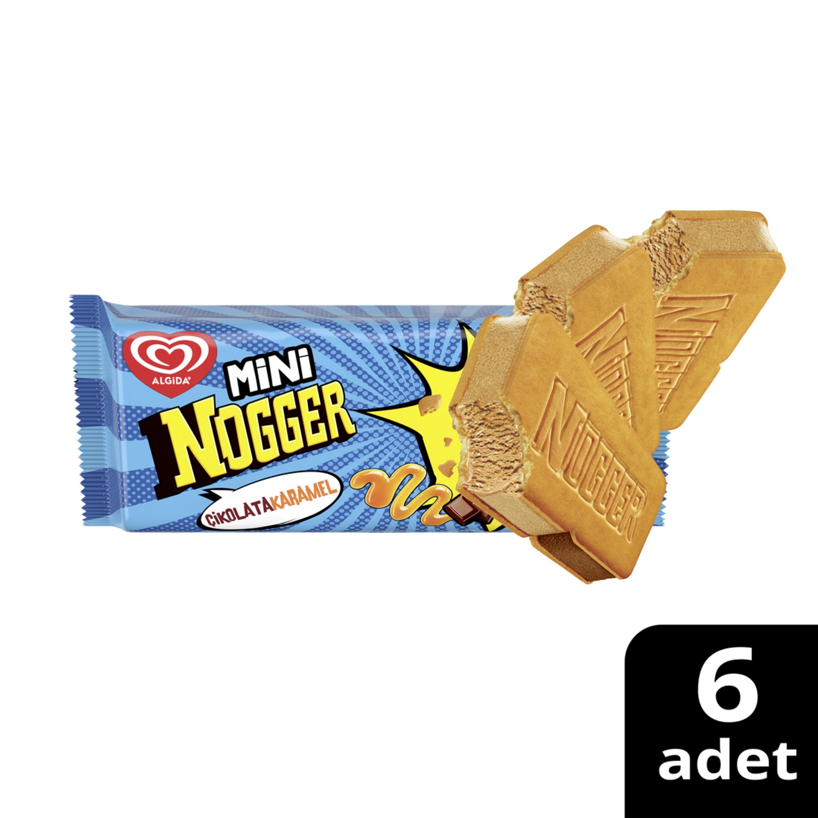 Algida Mini Nogger 6'lı 360 Ml