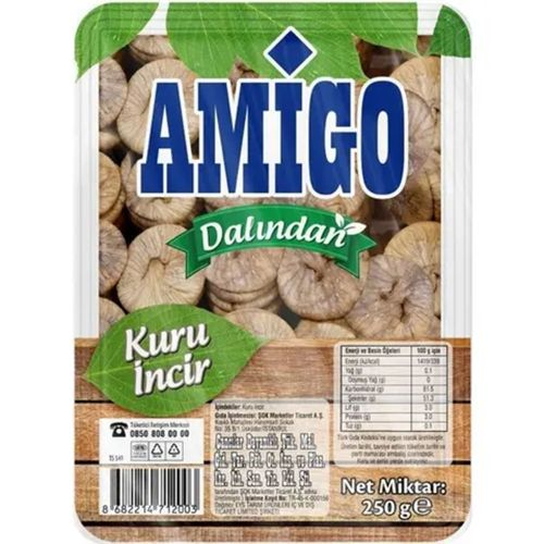 Amigo Dalından Kuru İncir 250 Gr