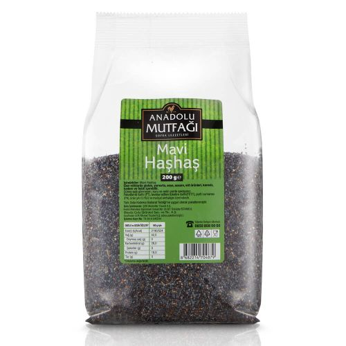 Anadolu Mutfağı Mavi Haşhaş 100 Gr