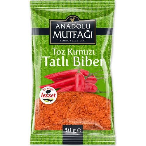 Anadolu Mutfağı Tatlı Toz Kırmızı Biber 50 Gr