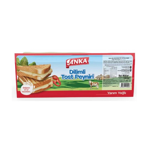 Anka Yarım Yağlı Dilimli Tost Peyniri 1 Kg