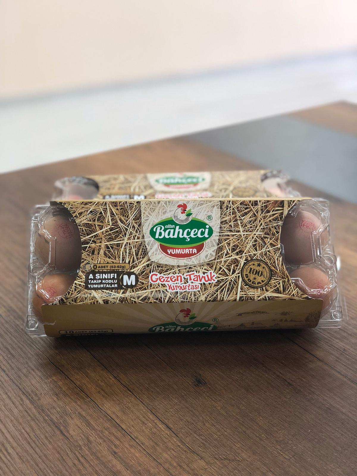 Bahçeci Organik Medium Yumurta 10 Adet