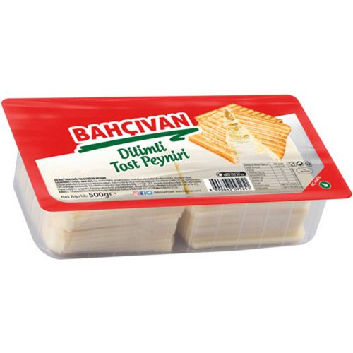 Bahçıvan Tam Yağlı Taze Dilimli Tost Peyniri 500 Gr