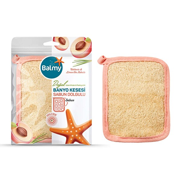 Balmy Kabak Lifli Banyo Kesesi Sabun Dolgulu Adet