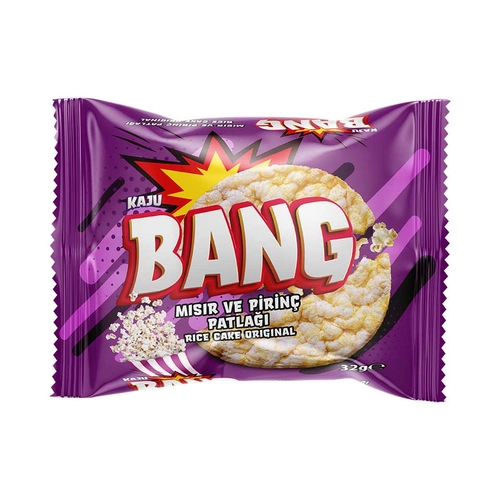 Bang Mısır Pirinç Patlağı Acı Taco Kaju 32 Gr