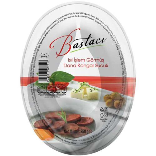 Baştacı Sucuk Dana Kangal Isıl 250 GR