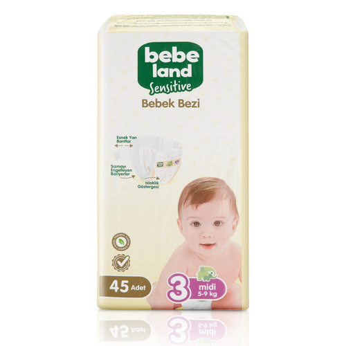 Bebeland Kanallı Midi 45 Adet