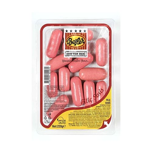 Beşler Piliç Kokteyl Sosis 220 Gr
