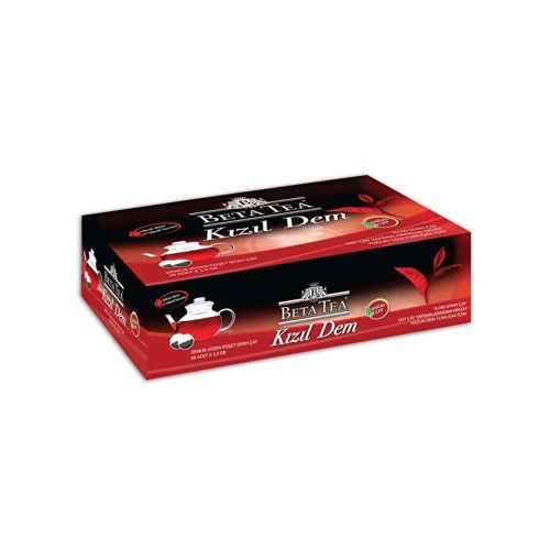 Beta Tea Kızıl Dem Pot Bags 48 Adet 154 Gr